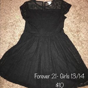 Girls Black Dress